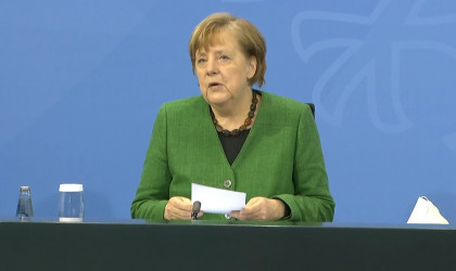 Kanzlerin Merkel | Bildquelle: Bundesregierung Livestream