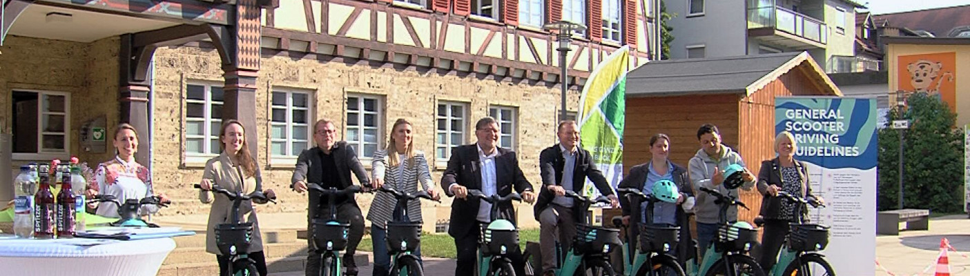 Start des E-Bike-Sharing-Projekts in Münsingen | Bildquelle: RTF.1