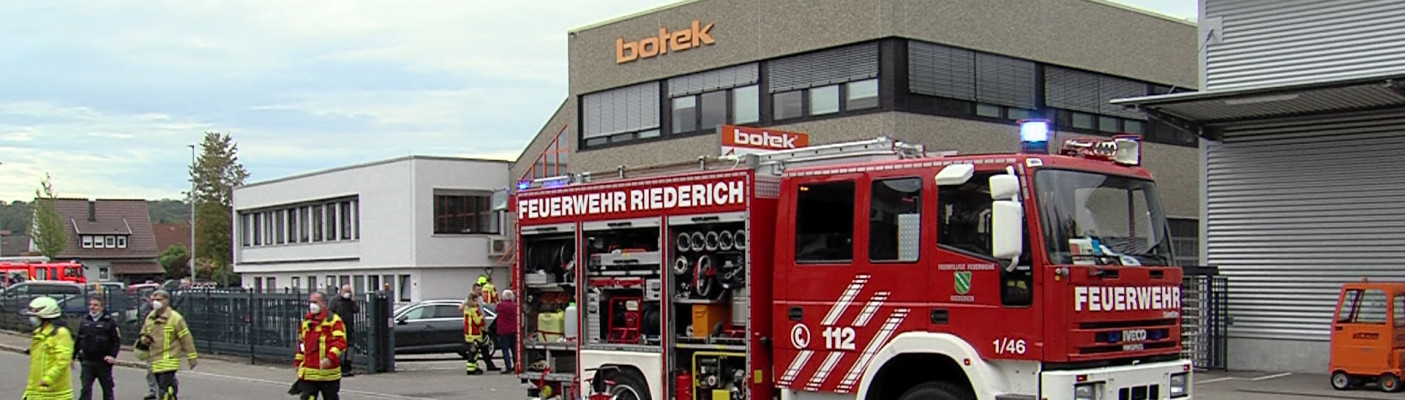 Brand bei Firma botek in Riederich | Bildquelle: RTF.1