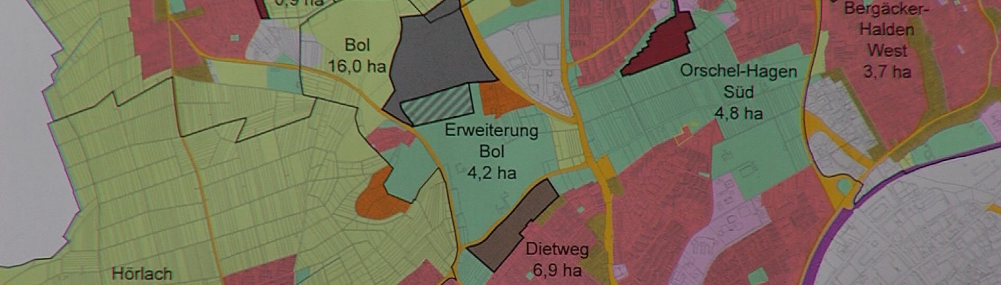 Flächennutzungsplan | Bildquelle: RTF.1, Stadt Reutlingen