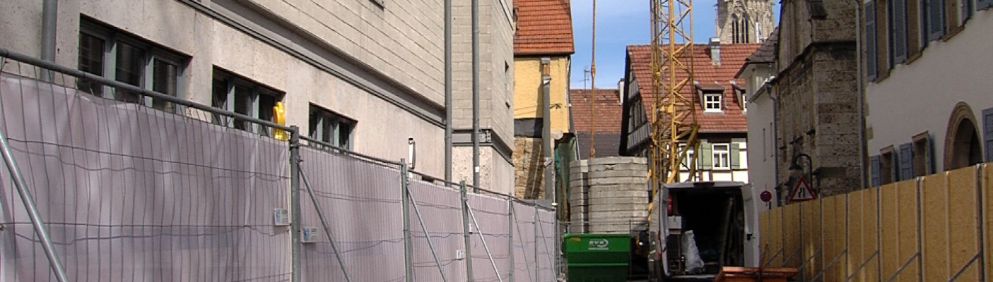 Beginn der Sanierungsarbeiten in der Oberamteistraße | Bildquelle: RTF.1