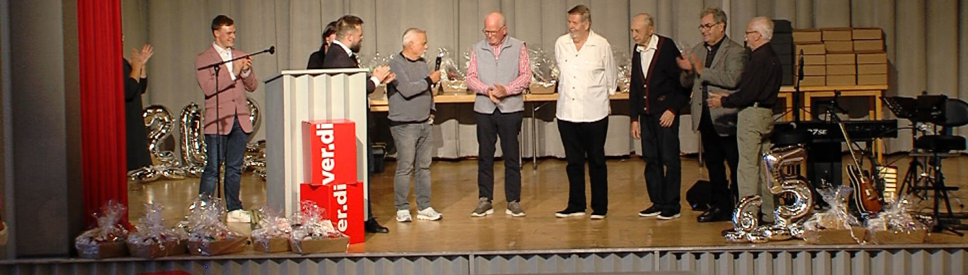 Ehrungen bei ver.di | Bildquelle: RTF.1 Ehrungen bei ver.di | Bildquelle: RTF.1